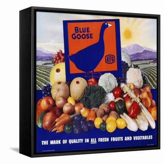 Blue Goose Poster-null-Framed Premier Image Canvas