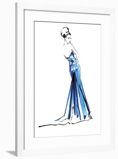 Blue Gown-Johanna Fernihough-Framed Giclee Print