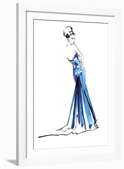 Blue Gown-Johanna Fernihough-Framed Giclee Print