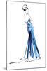 Blue Gown-Johanna Fernihough-Mounted Giclee Print