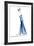 Blue Gown-Johanna Fernihough-Framed Giclee Print