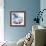 Blue Grande I-Eva Watts-Framed Art Print displayed on a wall