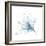 Blue Graphite Flower IX-Avery Tillmon-Framed Art Print