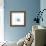 Blue Graphite Flower IX-Avery Tillmon-Framed Art Print displayed on a wall