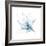 Blue Graphite Flower IX-Avery Tillmon-Framed Art Print