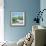 Blue Grass Breeze I-Jane Slivka-Framed Art Print displayed on a wall