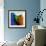 Blue, Green, and Orange Flow, c.2008-Pier Mahieu-Framed Premium Giclee Print displayed on a wall