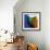 Blue, Green, and Orange Flow, c.2008-Pier Mahieu-Framed Premium Giclee Print displayed on a wall