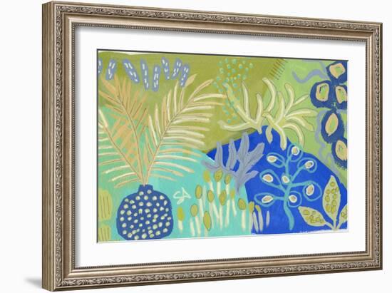 Blue & Green B-Suzanne Allard-Framed Art Print