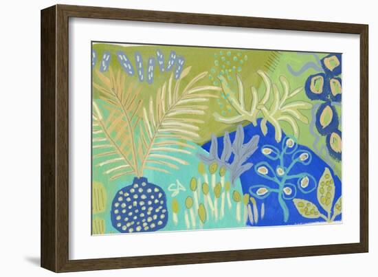 Blue & Green B-Suzanne Allard-Framed Art Print