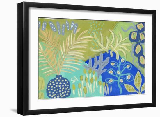 Blue & Green B-Suzanne Allard-Framed Art Print