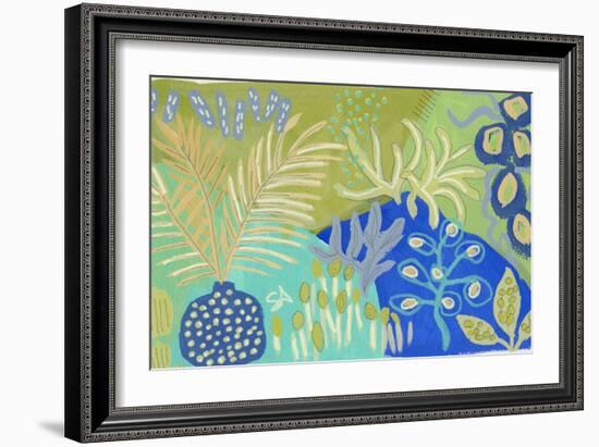 Blue & Green B-Suzanne Allard-Framed Art Print