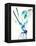 Blue & Green Dragonfly-Karin Johannesson-Framed Stretched Canvas