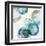 Blue Green Marbles I-PI Studio-Framed Art Print