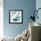 Blue Green Marbles I-PI Studio-Framed Art Print displayed on a wall