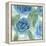 Blue Green Roses I-Beverly Dyer-Framed Stretched Canvas