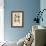 Blue Grosbeak-Mark Catesby-Framed Art Print displayed on a wall