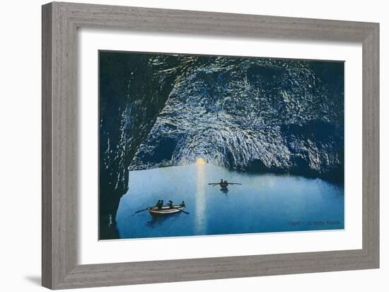 Blue Grotto, Capri, Italy-null-Framed Art Print