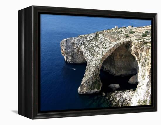 Blue Grotto Near Zurrieq, Malta, Mediterranean, Europe-Hans Peter Merten-Framed Premier Image Canvas