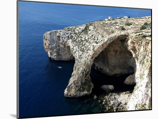 Blue Grotto Near Zurrieq, Malta, Mediterranean, Europe-Hans Peter Merten-Mounted Photographic Print