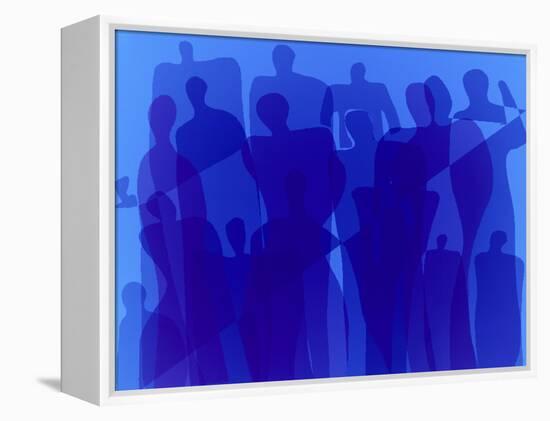 Blue Group-Diana Ong-Framed Premier Image Canvas