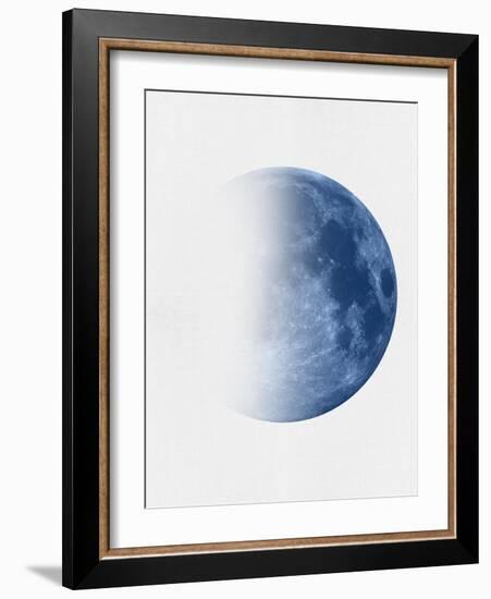 Blue Half Moon II-Eline Isaksen-Framed Art Print