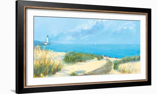 Blue Haven Bay I-Hazel Barker-Framed Giclee Print