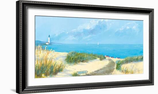 Blue Haven Bay I-Hazel Barker-Framed Giclee Print