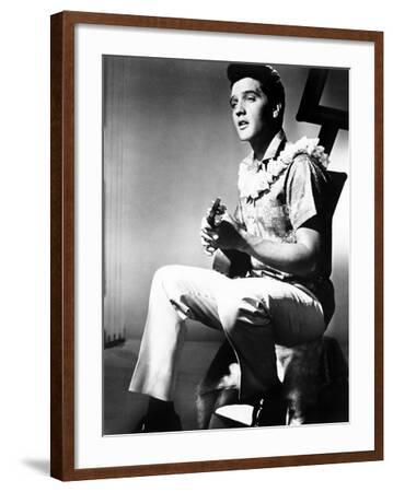 Single Playing Card Young "Elvis Presley" Blue Hawaii 