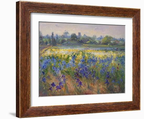 Blue Haze at Burgate, 1993-Timothy Easton-Framed Giclee Print