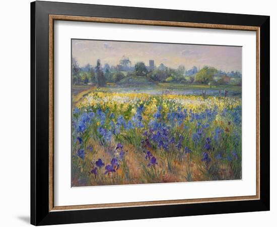 Blue Haze at Burgate, 1993-Timothy Easton-Framed Giclee Print