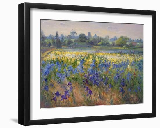 Blue Haze at Burgate, 1993-Timothy Easton-Framed Giclee Print