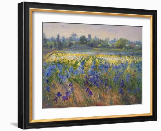 Blue Haze at Burgate, 1993-Timothy Easton-Framed Giclee Print