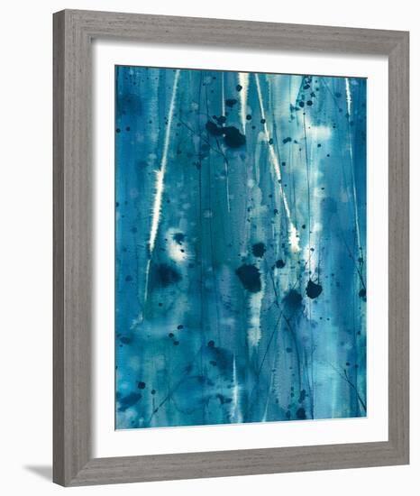 Blue Haze-Tanuki-Framed Giclee Print