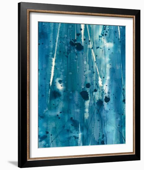 Blue Haze-Tanuki-Framed Giclee Print