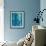 Blue Haze-Tanuki-Framed Giclee Print displayed on a wall