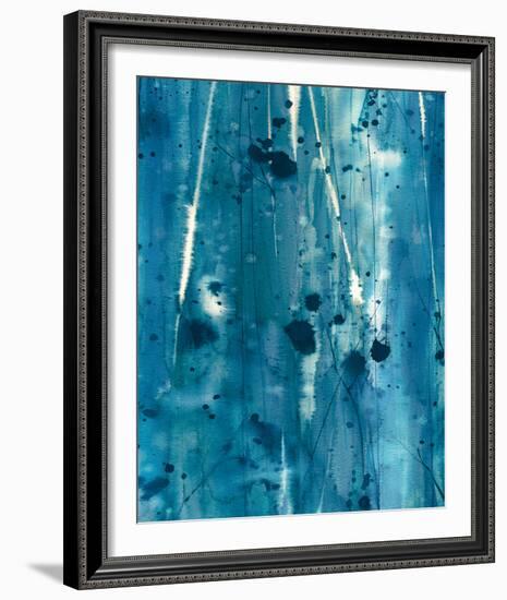 Blue Haze-Tanuki-Framed Giclee Print