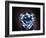 Blue Heart Diamond-null-Framed Photographic Print