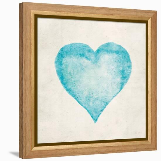 Blue Heart-Morgan Yamada-Framed Stretched Canvas