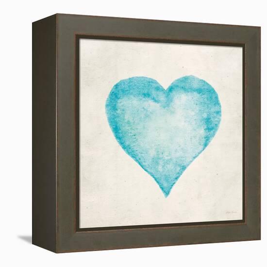 Blue Heart-Morgan Yamada-Framed Stretched Canvas