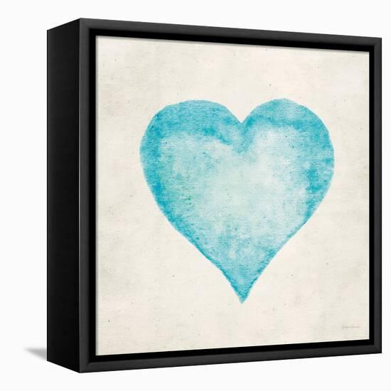 Blue Heart-Morgan Yamada-Framed Stretched Canvas