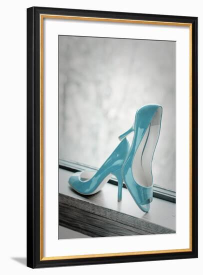 Blue Heels-Erin Berzel-Framed Art Print