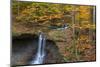 Blue Hens Falls in Autumn in Cuyahoga National Park, Ohio, USA-Chuck Haney-Mounted Photographic Print