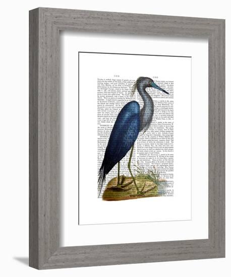 Blue Heron 2-Fab Funky-Framed Art Print