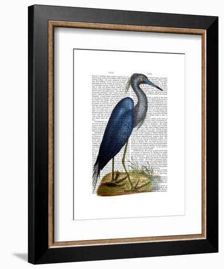 Blue Heron 2-Fab Funky-Framed Art Print