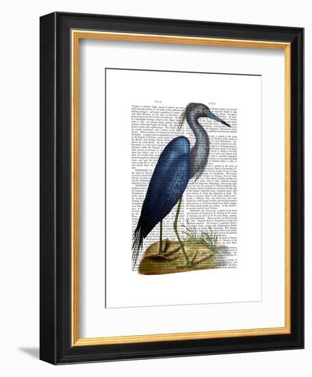 Blue Heron 2-Fab Funky-Framed Art Print