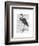 Blue Heron 3-Fab Funky-Framed Art Print