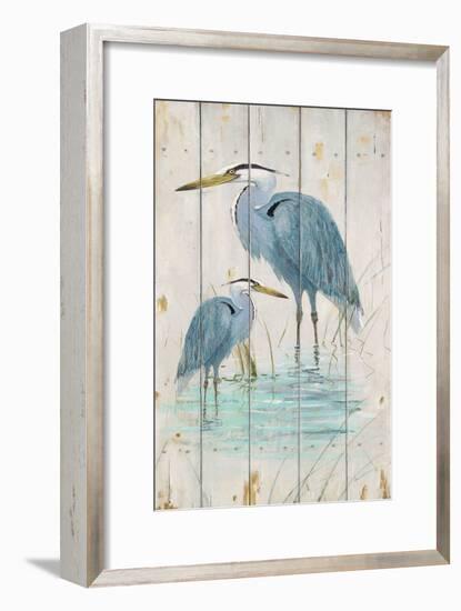 Blue Heron Duo-Arnie Fisk-Framed Art Print