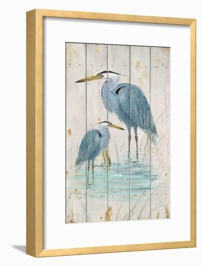 Blue Heron Duo-Arnie Fisk-Framed Art Print