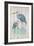 Blue Heron Duo-Arnie Fisk-Framed Art Print